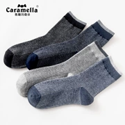 Vớ nam vớ Caramellas New Fall / Winter Vớ nam sóng đôi Vớ nam vớ vớ cotton hợp thời trang