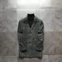 Hàng lớn nhà máy nam mùa xuân và mùa thu mỏng phần áo khoác len mỏng Phiên bản Hàn Quốc của chiếc áo tự canh đẹp trai màu xám xám áo khoác hoodie nam