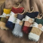 Thời trang ấm áp vớ phụ nữ lông sợi khâu Nhật Bản phù hợp với vòng tròn cotton ống vớ Hàn Quốc vớ sang trọng vớ tăng chiều cao