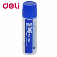 Deli 7303 Большой бутилированные прозрачные жидкие клей Студент Art Art Gum 125 мл агентства жидкого клея
