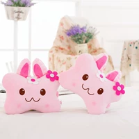 Khuyến mại khuyến mãi hot rabbit búp bê KG chưa quyết định gối đầu màu hồng nhạt đồ chơi vải sang trọng oo gấu bông