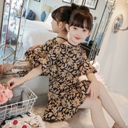 Váy bé gái mùa hè 2019 cho bé Hàn Quốc mùa hè cotton ngắn tay váy hoa - Váy