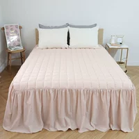 Hàn Quốc chính hãng trải giường ngủ chất liệu cotton dày lên giường trải giường bông mền - Váy Petti váy giường khách sạn