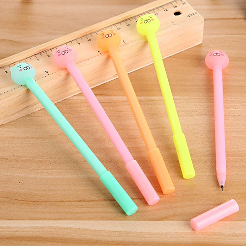 Стираемая милая ручка-роллер для школьников, ручка на водной основе