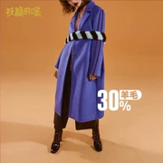 Áo len cổ lọ Hàn Quốc áo dài rộng mùa thu đông 2018 áo khoác mới mùa đông nữ - Áo Hàn Quốc