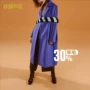 Áo len cổ lọ Hàn Quốc áo dài rộng mùa thu đông 2018 áo khoác mới mùa đông nữ - Áo Hàn Quốc những mẫu áo dạ đẹp