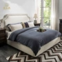 vải nước Mỹ nội thất phòng ngủ đôi Pháp nhỏ gọn 1,8 m 1,5 m mô hình giường bên nhà tùy chỉnh - Giường mẫu giường gỗ đẹp 2020