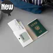 Hàn Quốc Đơn giản tính khí giả da ngắn b hộ chiếu thời trang nam và nữ du lịch gói tài liệu gói hộ chiếu - Túi thông tin xác thực