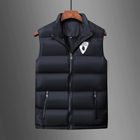 Áo khoác nam dày xuống vest cotton nam mùa thu đông vest vest cỡ lớn không tay cotton phiên bản Hàn Quốc của vai thủy triều - Áo thể thao áo khoác gió thể thao nam