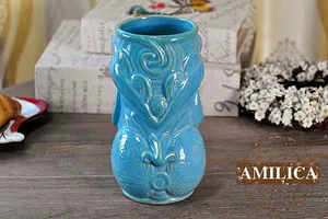 Американская кружка Tiki Hawaii Maoeli Totem Retro Ceramics Circle Cush Cush Cus