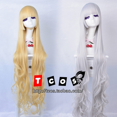 taobao agent TCOS Victorga Cos wig Sakura jasmine cos wig silver white light gold cosplay curly hair