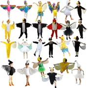 Nhật Bản mua trang phục chim con én nhỏ có cánh quạ biểu diễn quần áo chim ưng chim sẻ chim sẻ - Trang phục