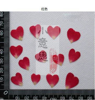 Украшение для ногтей в форме сердца с розой в составе, чехол для телефона, образец, 20 штук