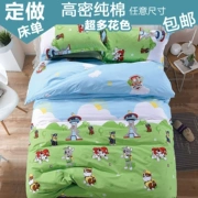 Custom-made một mảnh trẻ em phim hoạt hình bằng vải cotton mùa hè ký túc xá sinh viên Đơn Đôi mảnh duy nhất của tấm bông mật độ cao - Khăn trải giường