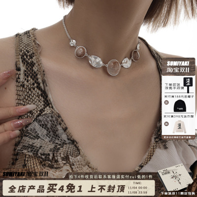 taobao agent Genuine retro small design necklace, sophisticated chain for key bag 