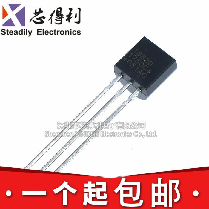 DS18B20 Nhiệt Kế Kỹ Thuật Số/Cảm Biến Nhiệt Độ Có Thể Lập Trình TO-92 New DS1820 mạch cảm biến nhiệt độ công tắc cảm biến nhiệt độ