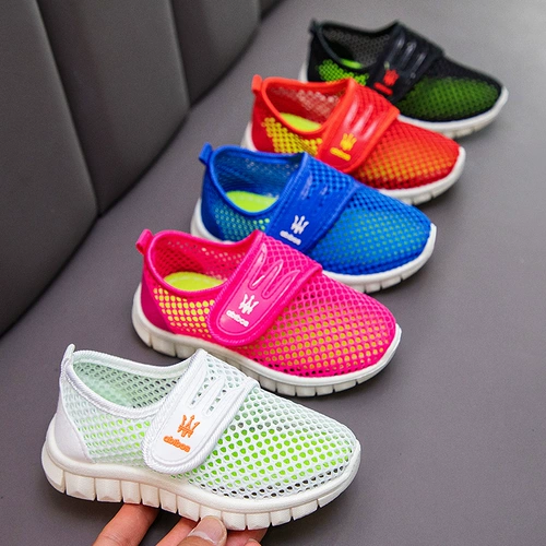 Летняя детская спортивная обувь для мальчиков, дышащая повседневная обувь для отдыха, 2020, подходит для подростков