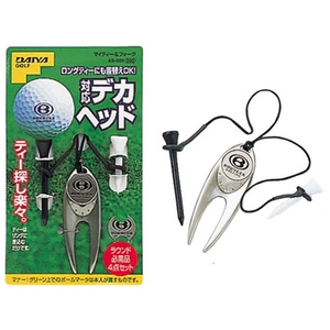 Япония импортировал Daiya Golf Ball Metallic Metallic Orgolus разница с Mark Ball Standard Golf Green Fork