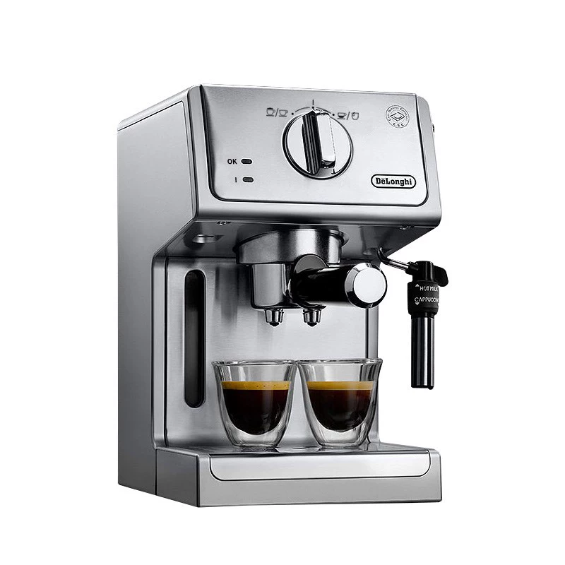 Máy pha cà phê bán tự động bằng thép không gỉ ECP36.31 của Ý Máy pha cà phê bán tự động bằng thép không gỉ Lahua Delong - Máy pha cà phê