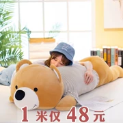 Ôm gấu đồ chơi sang trọng siêu mềm gấu trúc gối lười ngủ dài dải gối trẻ em búp bê quà tặng sinh nhật nữ - Đồ chơi mềm