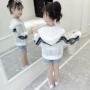 Quần áo trẻ em quần áo bé gái 2019 mùa mới phiên bản Hàn Quốc quần áo trẻ em nước ngoài thoáng khí phần mỏng quần áo ngoài trời - Quần áo ngoài trời cho trẻ em quần áo thu đông trẻ em