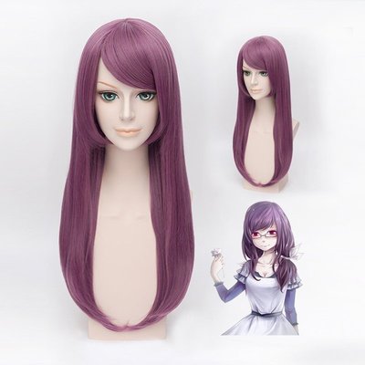 taobao agent Tokyo Gongxian, Tokyo, God Dai Li Shi Purple -red Spring Day, COS wig