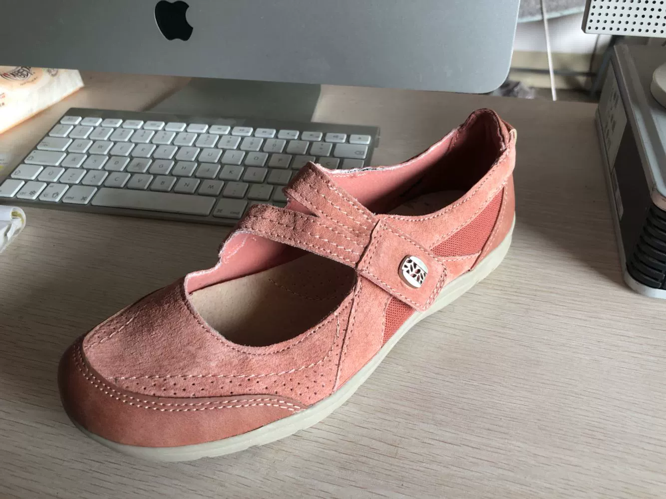 2019 giày lưới thoáng khí ngoại thương ban đầu duy nhất mùa hè của phụ nữ giày bệt thường giày thể thao giản dị giày da nữ đế thấp của Hàn Quốc - Giày cắt thấp