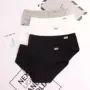5 cô gái tải 95% cotton đồ lót kháng khuẩn nữ sinh thấp eo đơn giản màu đen và trắng quần đáy hộp quà tặng - Bộ quà tặng quần lót không viền