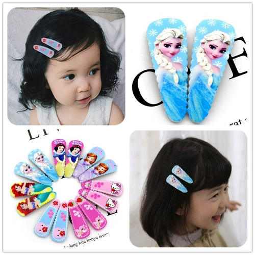 Милый детский аксессуар для волос, детская заколка для волос, мультяшные шпильки для волос для принцессы