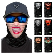Bộ đồ chơi xe máy đầu máy xe lửa Hulk Hip Hop 骷髅 Samurai Mask Kem chống nắng 3D Clown Magic Turban - Kerchief / Earflap