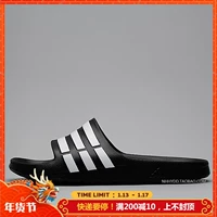 Burdock Adidas ba thanh sọc đen và trắng sọc xu hướng tắm thể thao G15890 dép gucci mickey