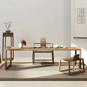 Bàn trà đạo Trung Quốc và ghế mới kết hợp của nội thất văn phòng hiện đại nhỏ gọn, bàn trà bàn kung fu bàn trà cà phê gỗ tùy chỉnh rắn - Bàn trà