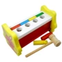 Phối hợp tay mắt đập gỗ trẻ em đồ chơi giáo dục nhận thức màu sắc thổi bay gõ gỗ - Khác trứng đồ chơi