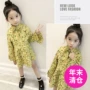 Váy bé gái mùa thu 2018 Mới cho trẻ em Mặc Nữ Lớn Trẻ Hàn Quốc Áo dài tay Váy Váy cho trẻ em Váy đầm công chúa cho bé 1 tuoi