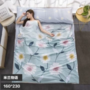 2019 khách sạn kinh doanh khách sạn dành cho người lớn túi ngủ cotton siêu nhẹ cầm tay du lịch giường vải lanh chăn - Túi ngủ