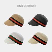 Ретро кепка, модная соломенная шапка, защита от солнца