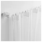 Ikea, белая ткань, розовая штора для домашнего использования