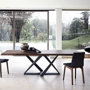 Bắc Âu sáng tạo thiết kế bàn chủ sở hữu bàn làm việc duy nhất bàn ngoài trời đồ nội thất phòng khách đa chức năng - Đồ gỗ ngoài trời