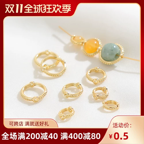 Кольцо ручной работы, бусины из жемчуга, аксессуар, аксессуары, 14 карат