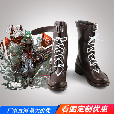 taobao agent Tomorrow Ark-Star Bear Hunting Rurouquine COS Shoes Custom Game Anime COSPLAY Women's Boots