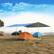 Tùy chỉnh rèm ngoài trời quân sự tài khoản siêu nhẹ siêu lớn đơn giản tán đa năng cắm trại lều mưa kem chống nắng mái hiên - Lều / mái hiên / phụ kiện lều