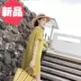 Váy nữ mùa hè 2019 phiên bản Hàn Quốc mới của chiếc đầm nhỏ tươi k trẻ em cổ áo búp bê giản dị buông tha màu vàng thẳng - váy đầm đầm hở lưng