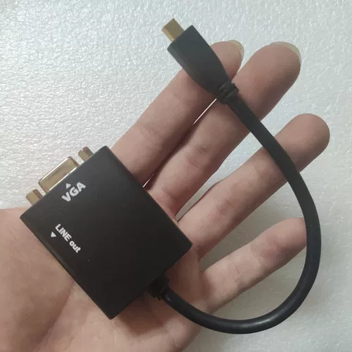 Micro Micro HDMI в VGA кабель кабеля с плоской панелью камеры HD-монитор конверсионного монитора конверсии