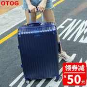 Trường hợp xe đẩy học sinh Hàn Quốc nữ 24 vali nam 28 hành lý phổ quát bánh xe 26 inch 20 bao da