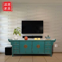 Ретро украшение для спальни, телевизор для гостиной из натурального дерева, китайский стиль, сделано на заказ