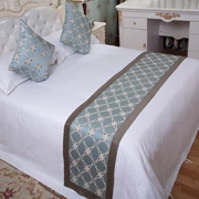 Trung Quốc cùng khách sạn giường ngủ giường ngủ phủ giường hiển thị màu rắn cung cấp ngang khăn giường khách sạn bảng Trung Quốc - Trải giường