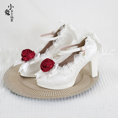 taobao agent Genuine universal wedding shoes pointy toe, Lolita style