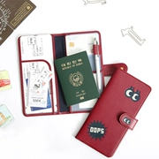 Hàn Quốc Độc quyền dễ thương chống khử hộ chiếu hộ chiếu da hộ chiếu nam và nữ vài cặp tài liệu du lịch gói hộ chiếu