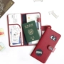 Hàn Quốc Độc quyền dễ thương chống khử hộ chiếu hộ chiếu da hộ chiếu nam và nữ vài cặp tài liệu du lịch gói hộ chiếu bao hộ chiếu trong suốt
