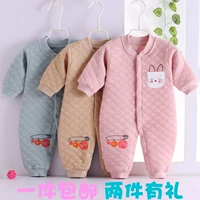 Áo sơ mi cotton mùa thu cho bé sơ sinh bộ khủng long